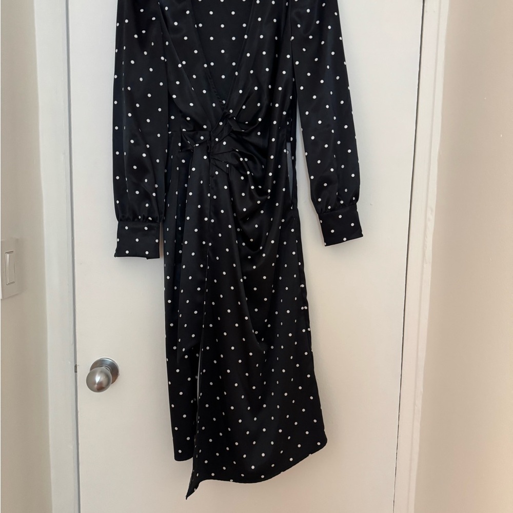 Fourteenth Place Black Polka Dot Dress
